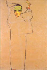 Egon Schiele - Selbstportrait - 1910