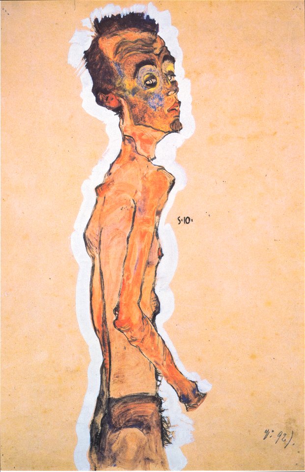 Egon Schiele - Selbstildnis -1910