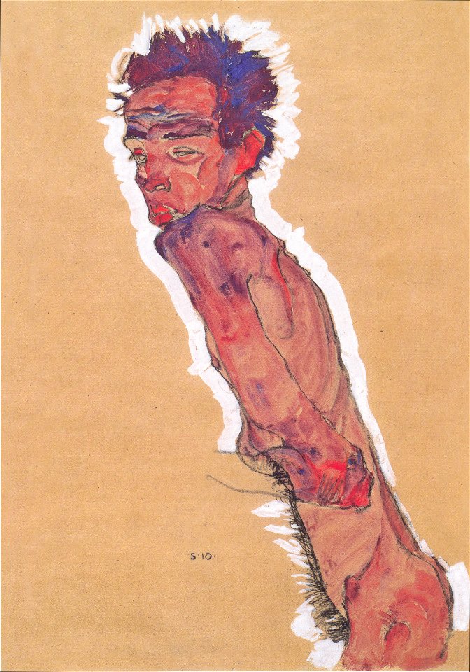 Egon Schiele - Aktselbstildnis -1910