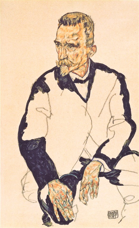 Egon Schiele - Bildnis Heinrich Benesch - 1917