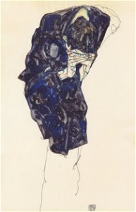 Egon Schiele - Herabgebeugter (Otto Benesch) - 1914