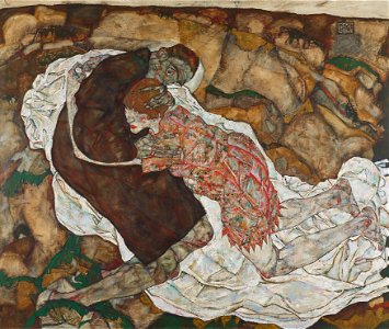 Egon Schiele - Tod und Mädchen - 3171 - Österreichische Galerie Belvedere