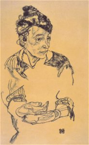 Egon Schiele - Die Mutter des Künstlers - 1918