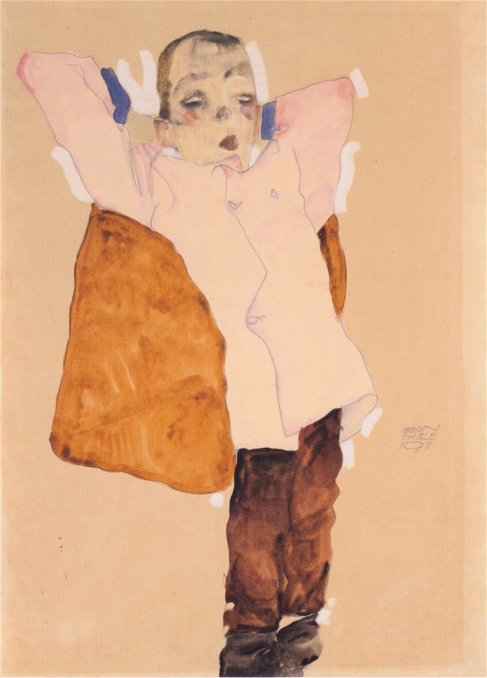 Egon Schiele - Knabe (Piccolo) - 1911
