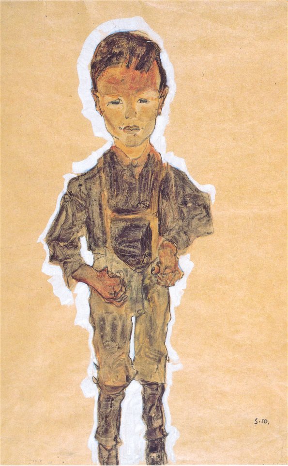 Egon Schiele - Proletarierknabe -1910