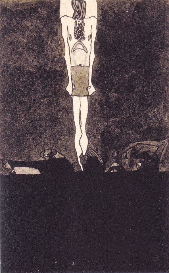 Egon Schiele - Mann mit Lendenschurz - ca1909