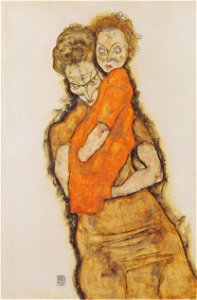 Egon Schiele - Mutter und Kind - 1914
