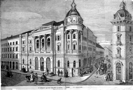 Egyetemi Könyvtár Budapest 1875