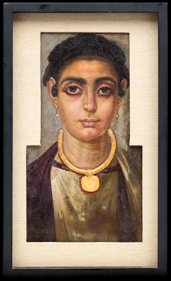 Egyptian - Head of a Woman - 25.2 - Detroit Institute of Arts