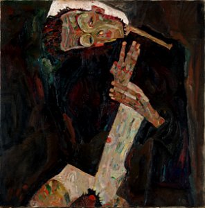 Egon Schiele - The Lyricist - Google Art Project