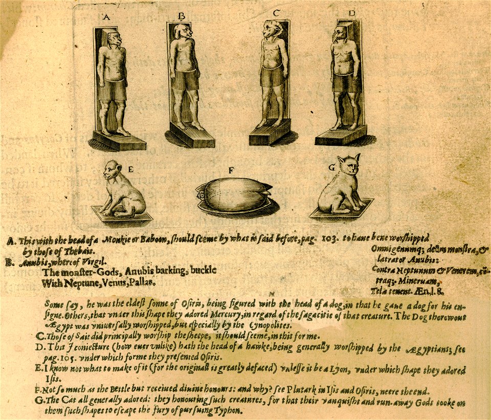 Egyptian statuettes from Giza necropolis - Sandys George - 1615