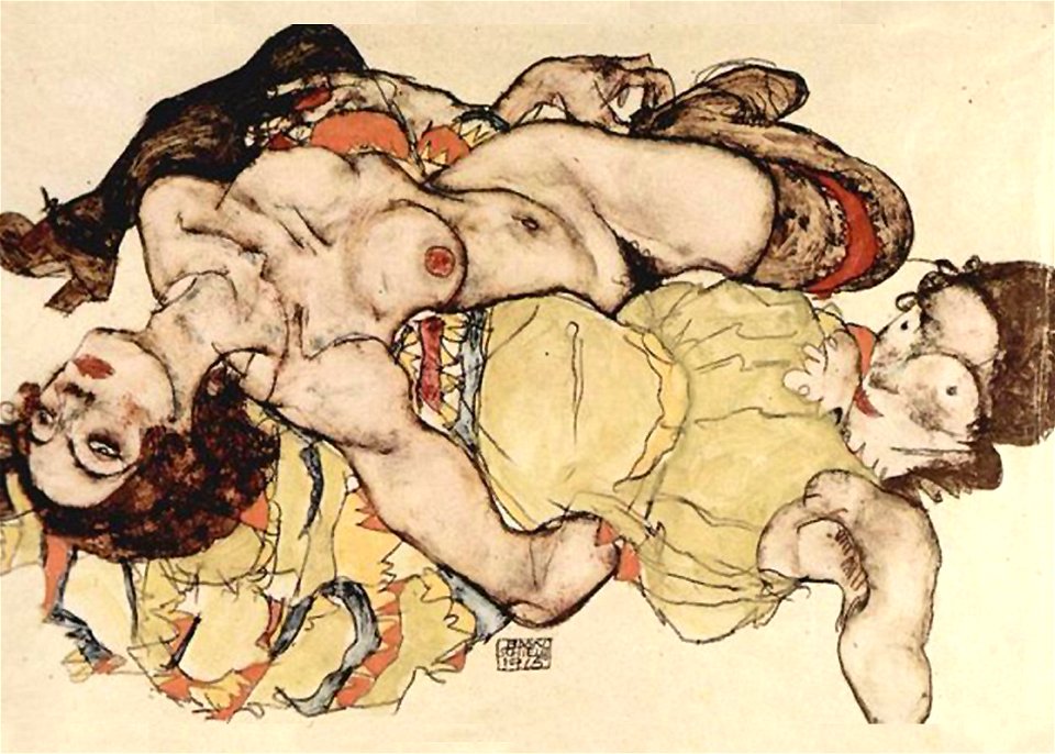 Egon Schiele - Two Women