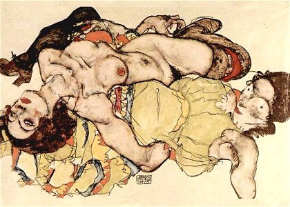 Egon Schiele - Two Women
