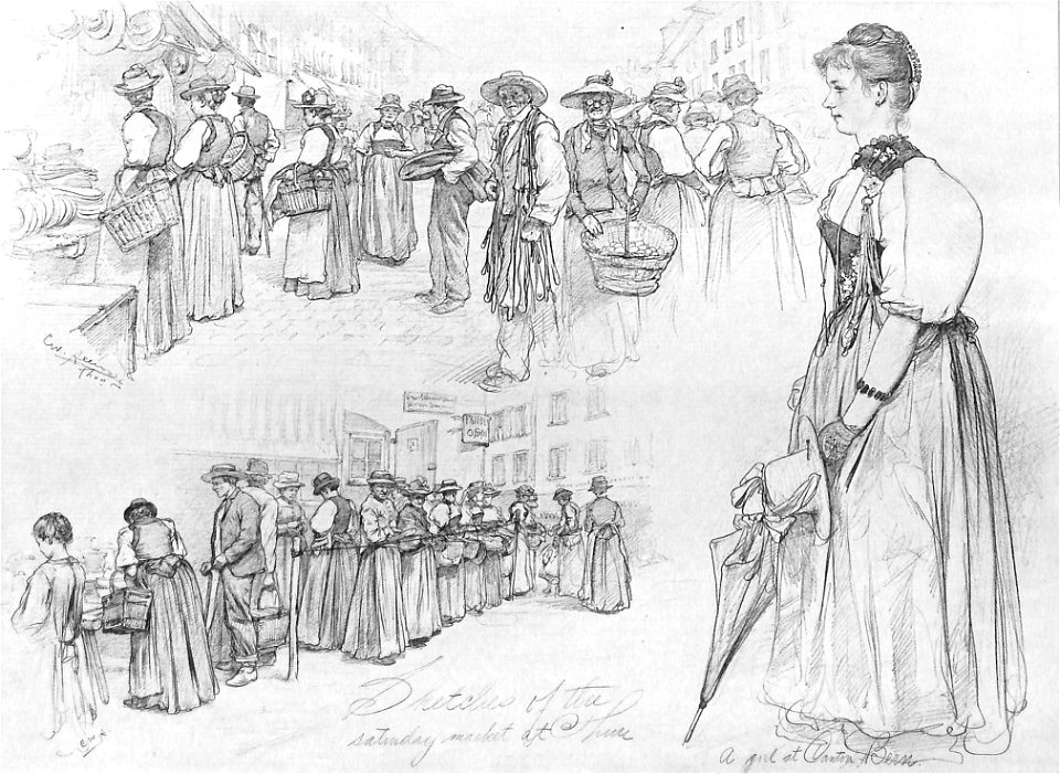 EHddS 15 Markt in Thun, 1889