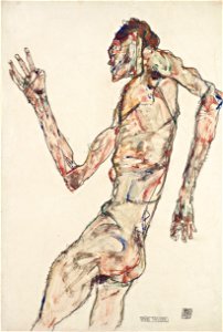 Egon Schiele - The Dancer - Google Art Project. Free illustration for personal and commercial use.