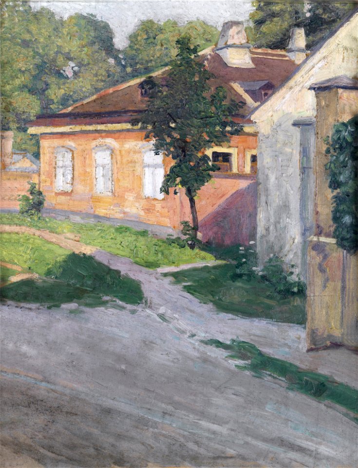 Egon Schiele Haus in Hütteldorf 1907