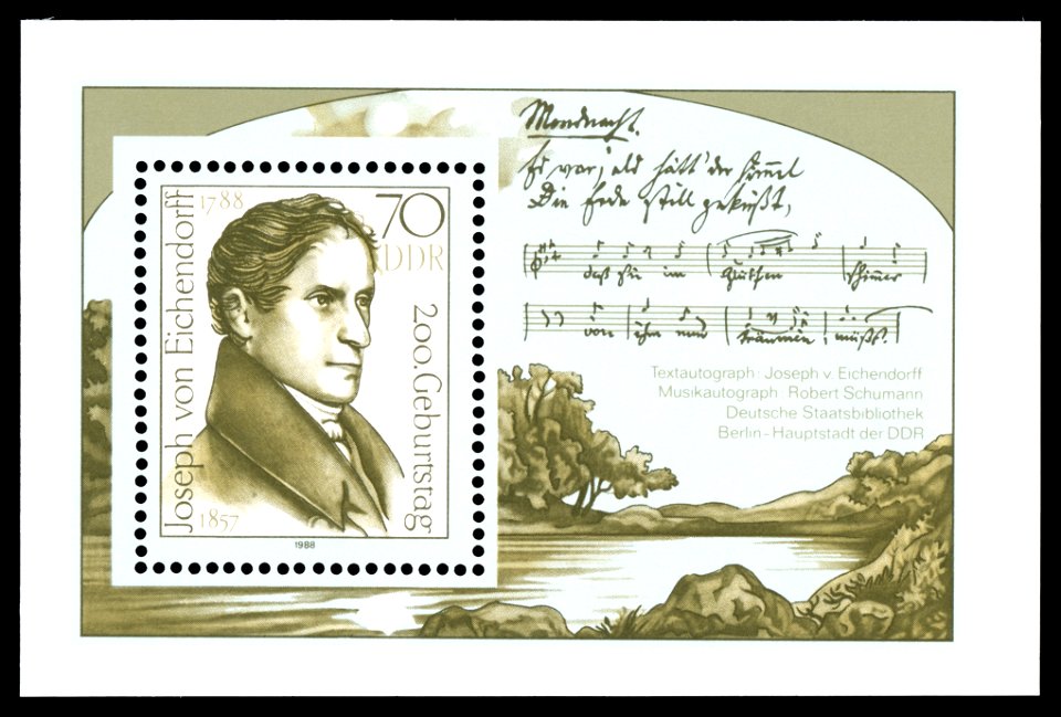 Stamps of Germany (DDR) 1988, MiNr Block 092