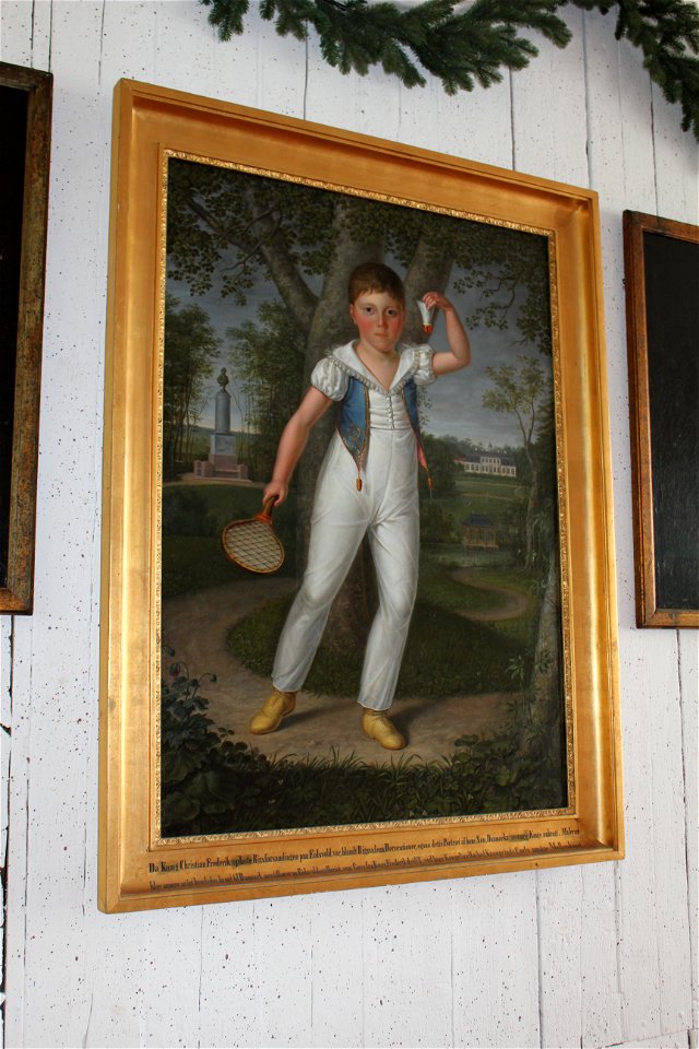 Eidsvollssalen - Frederik VII av Danmark som barn malt av Jacob Munch