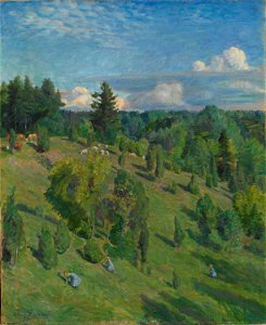 August Eiebakke - Landscape in Sun - NG.M.00631 - National Museum of Art, Architecture and Design