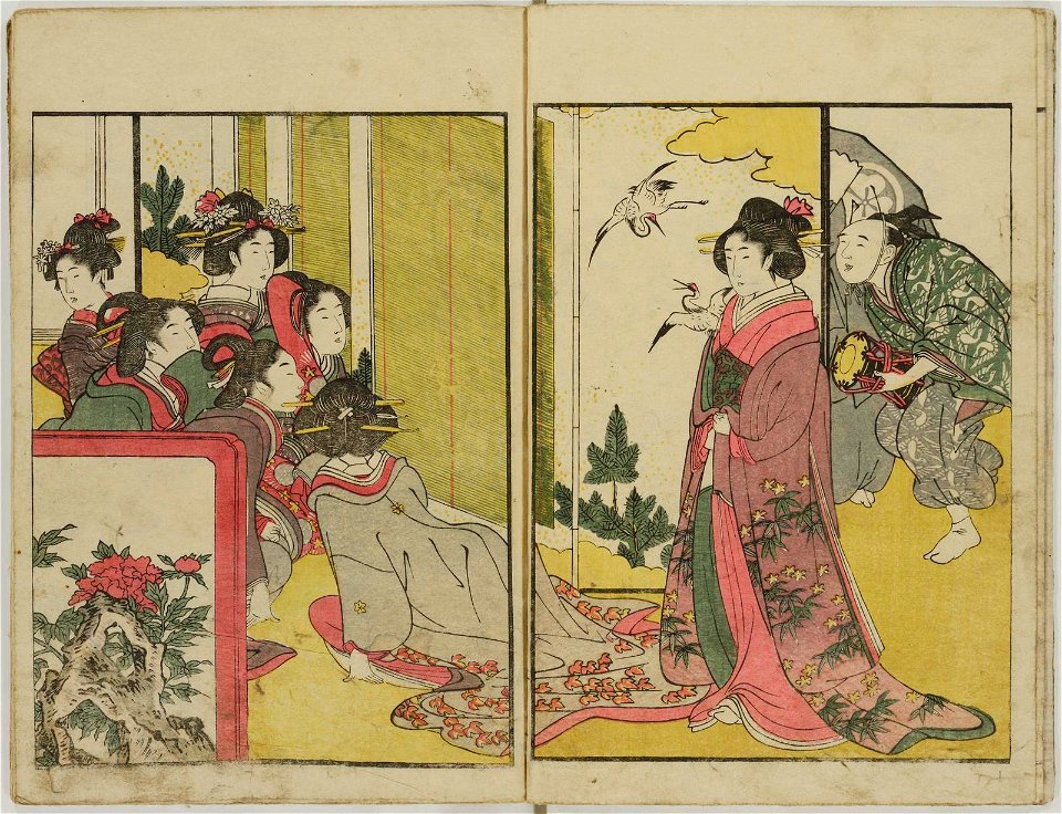Ehon shiki no hana 絵本四季の花 (Picture-book of the Flowers of the Four Seasons) (BM 1979,0305,0.157.1 01)