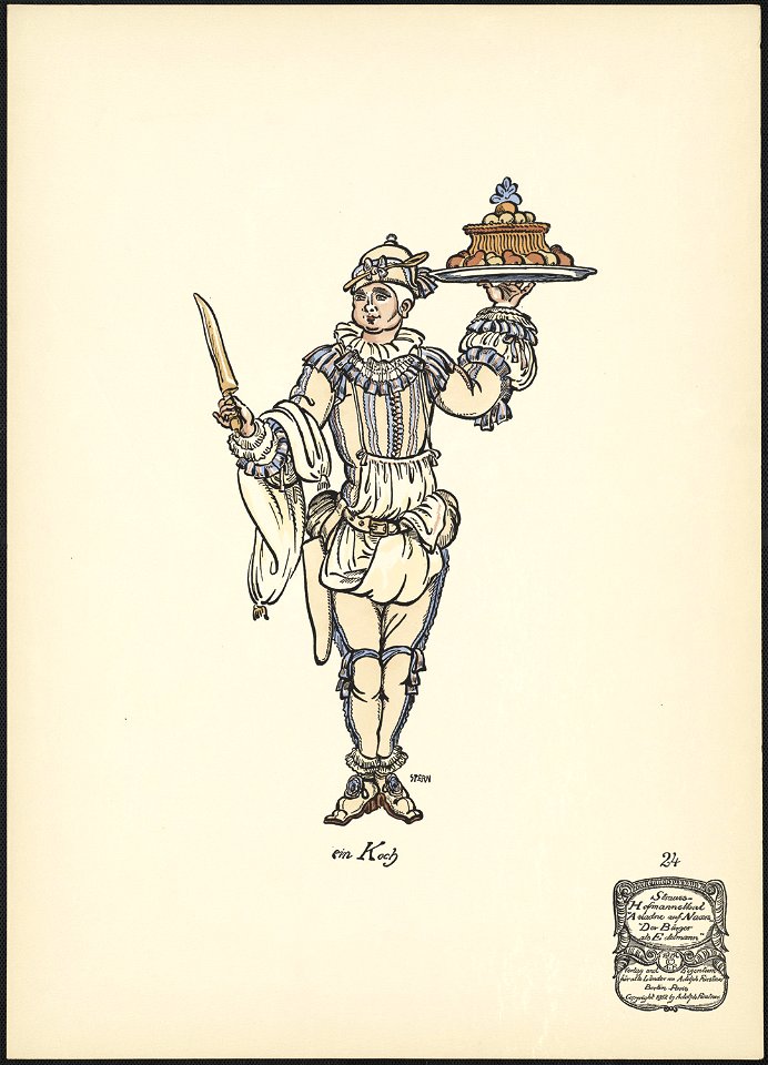 Ein Koch (Boston Public Library)