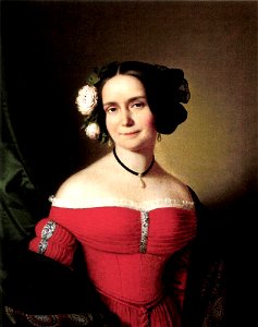 Einsle Woman in red Dress 1838