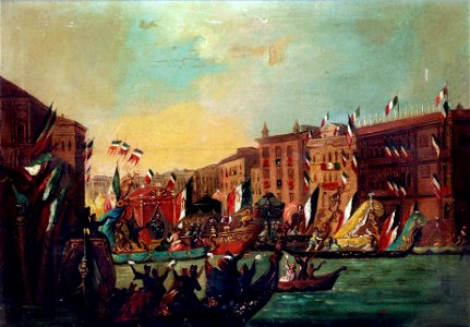 Einzug Vittorio Emanuels in Venedig 1