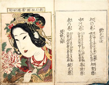 Keisai Eisen, Erotic Book() A Comparison of Beautiful Women (Enpon mime kurabe), vol. 1 of 3, c. 1822