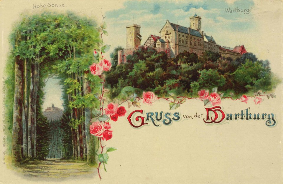 Eisenach (Thür.), Thüringen - Wartburg (3) (Zeno Ansichtskarten)