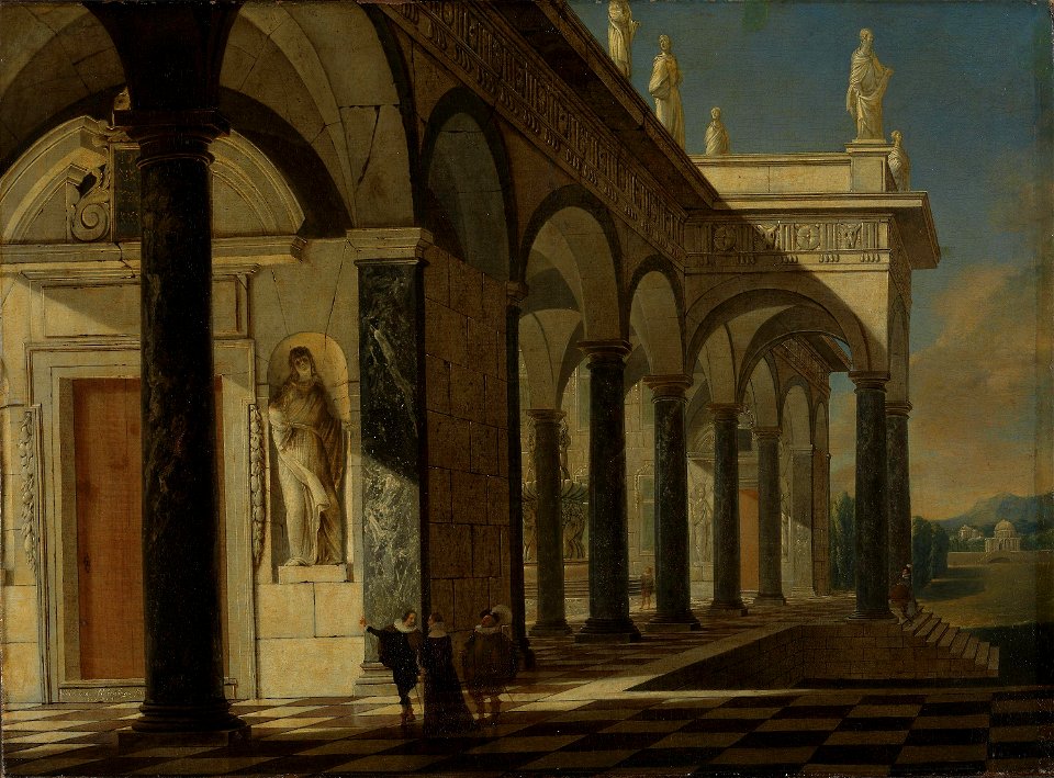 Wilhelm van Ehrenberg - Architectural Scene - NG.M.00100 - National Museum of Art, Architecture and Design