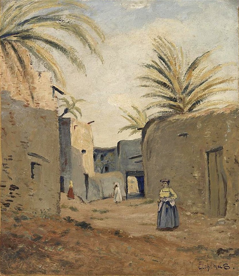 Street in Biskra by Louis Michel Eilshemius