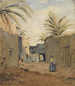 Street in Biskra by Louis Michel Eilshemius