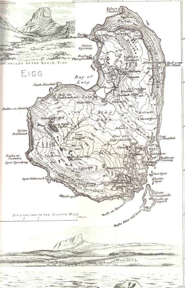 Eigg 1892 map