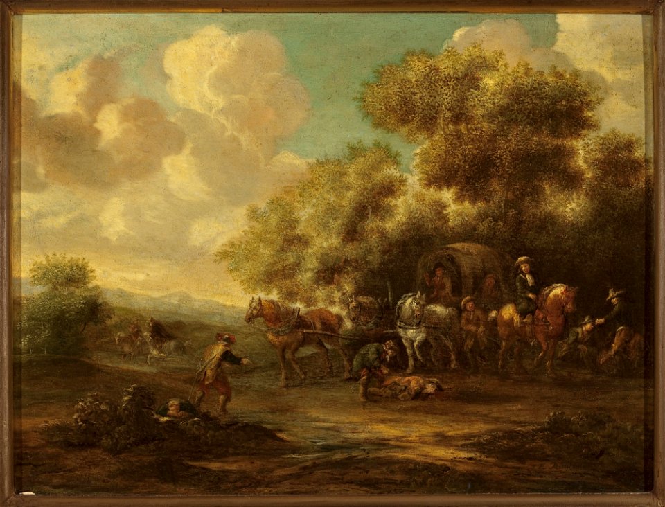 Eise Aetes Ruytenbach - Assault on travellers - M.Ob.1813 MNW - National Museum in Warsaw