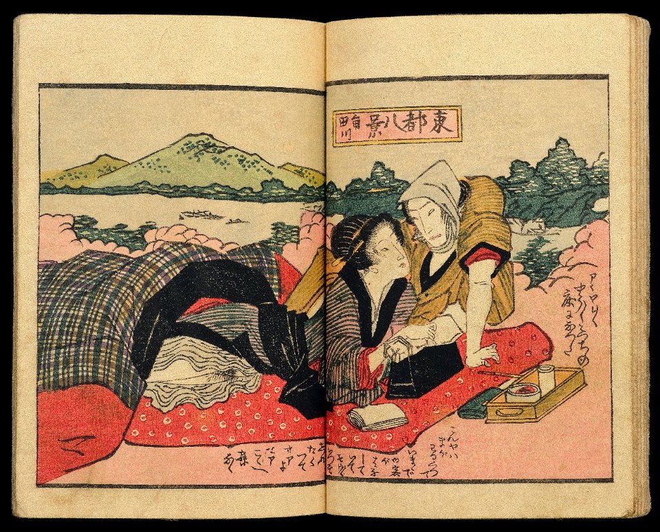 Keisai Eisen, Sex in Aioi (Aioi shishi), 1823