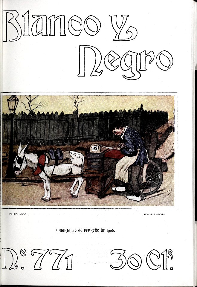 El afilador, por Sancha
