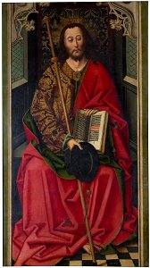 El apóstol Santiago, del Maestro de Miraflores (Museo del Prado)
