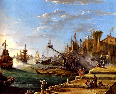 Eismann, Johann Anton - Ein Meerhafen