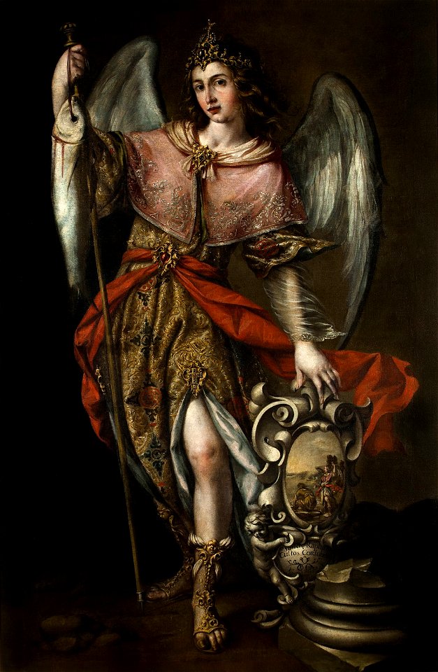 El arcángel San Rafael, de Juan de Valdés Leal (Palacio de Viana de Córdoba)
