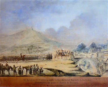 El Batallón Numancia recibe la Bandera del Ejército Libertador