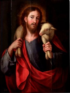 El Buen Pastor, atribuido a José Vergara (Museo del Prado)