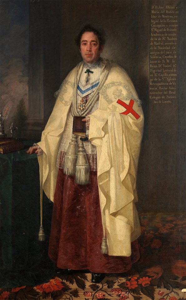 El canónigo José Olcina y Macía, caballero de Montesa (Museo del Prado)