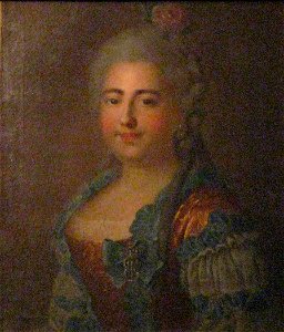 Ekaterina Isayevna Shafirova (Vorontsova, d. 1795) by anonymous (1760s, Kuskovo)