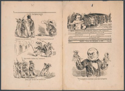 El Ahuizote, semanario feroz, aunque de buenos instintos, Viernes 13 de Noviembre de 1874 LCCN2006680122