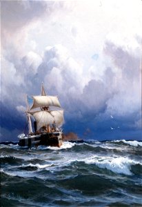 El Almirante Brown llegando a puerto