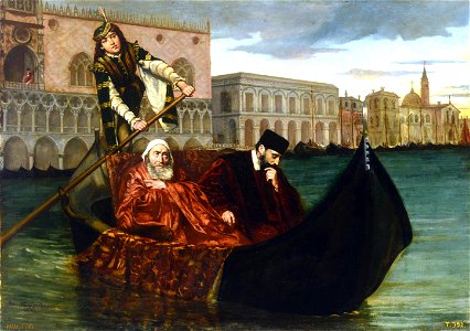 El dux Francesco Foscari, destituido (Museo del Prado)