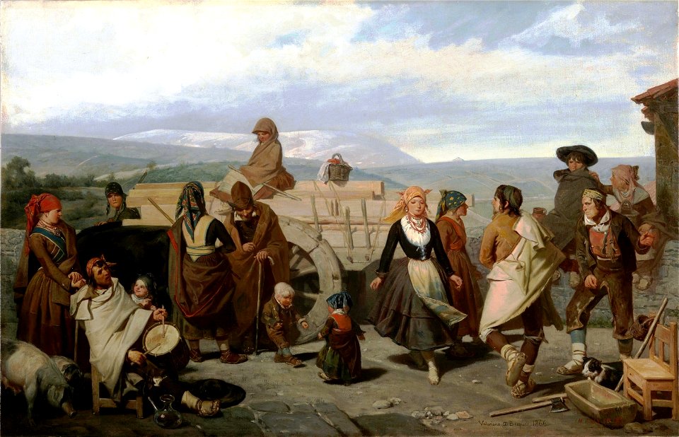 El baile, costumbres populares de la provincia de Soria (Museo del Prado)