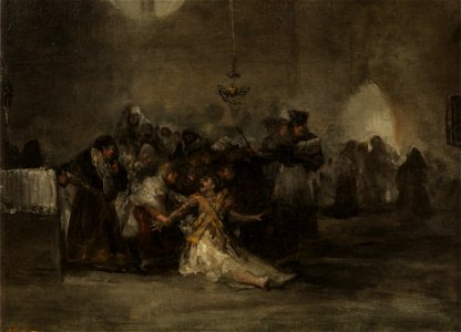 El exorcizado atribuido a Francisco de Goya