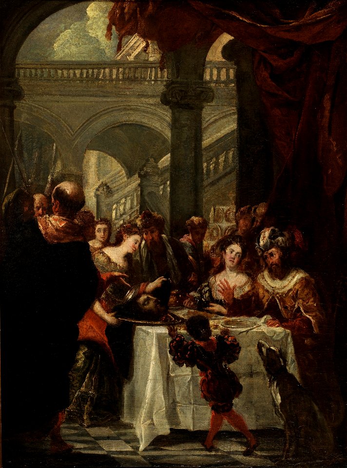 El festín de Herodes, de Juan Carreño de Miranda (boceto)