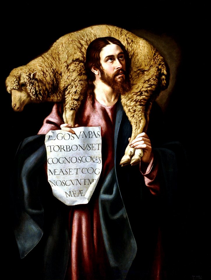 El Buen Pastor, de Cristóbal García Salmerón (Museo del Prado)